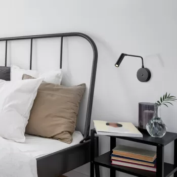 Aplica de perete, Opviq, 892OPV1357, Metal, Negru imagine