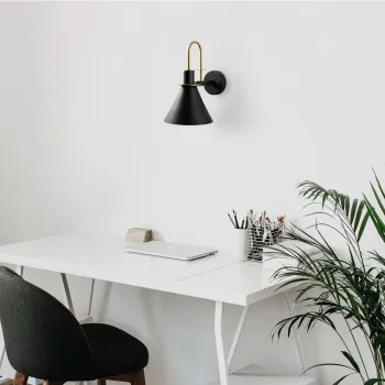 Aplica de perete, Opviq, 892OPV2401, Negru imagine