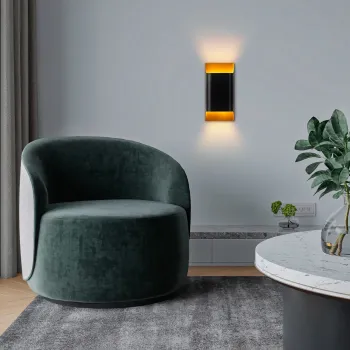 Aplica de perete, Opviq, 892OPV2422, Negru imagine