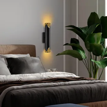 Aplica de perete, Opviq, 892OPV2430, Negru imagine