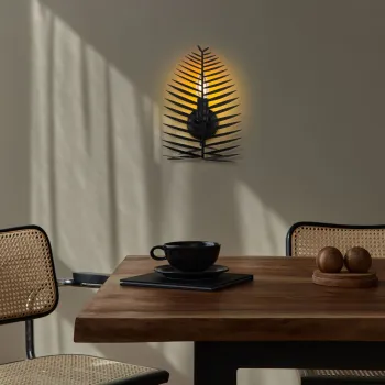 Aplica de perete, Opviq, 892OPV2441, Negru imagine