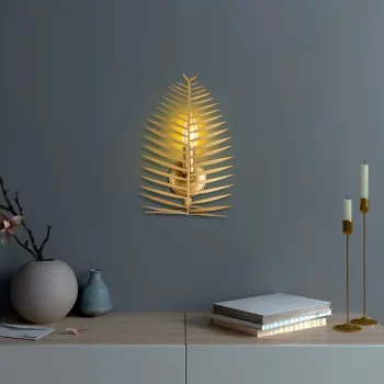 Aplica de perete, Opviq, 892OPV2442, Auriu imagine