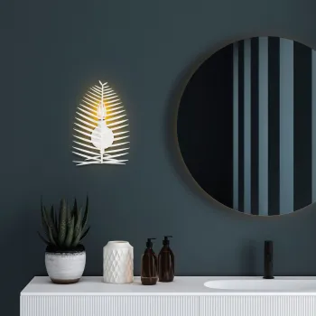 Aplica de perete, Opviq, 892OPV2443, Alb imagine