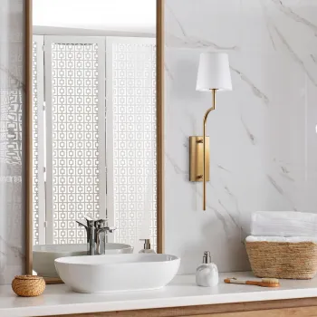 Aplica de perete, Opviq, 892OPV2447, Aur/Alb imagine