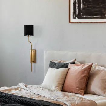 Aplica de perete, Opviq, 892OPV2449, Aur/Negru imagine