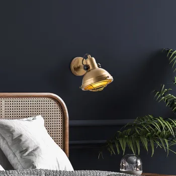 Aplica de perete, Opviq, 892OPV2488, Auriu imagine