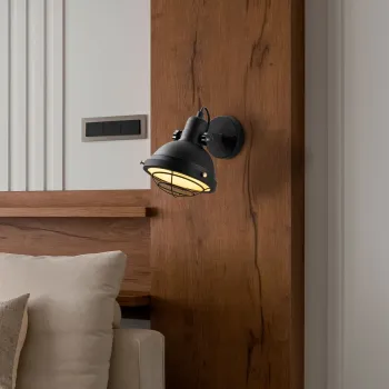 Aplica de perete, Opviq, 892OPV2489, Negru imagine