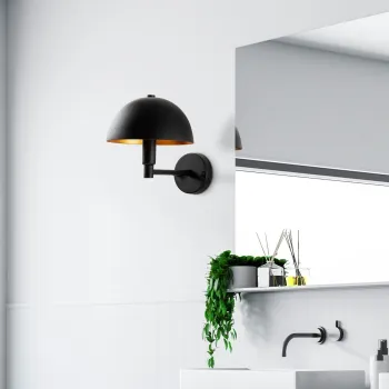 Aplica de perete, Opviq, 892OPV2532, Negru imagine