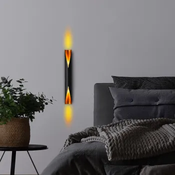 Aplica de perete, Opviq, 892OPV2534, Negru imagine