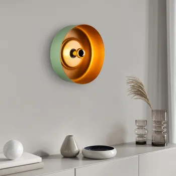 Aplica de perete, Opviq, 892OPV2540, Verde imagine