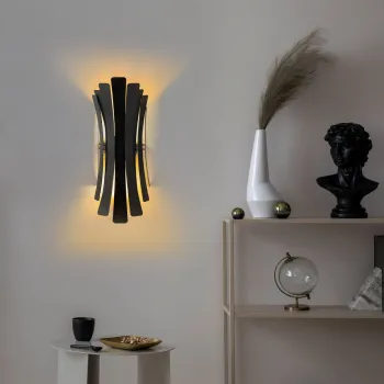 Aplica de perete, Opviq, 892OPV3103, Negru imagine