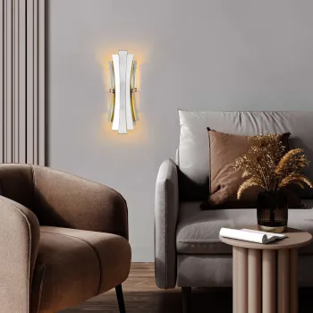 Aplica de perete, Opviq, 892OPV3105, Argintiu imagine