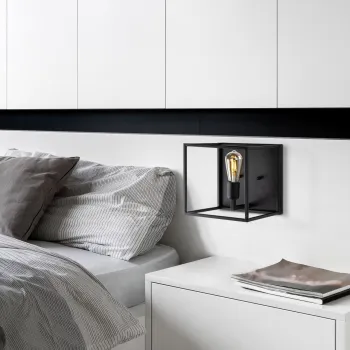 Aplica de perete, Opviq, 892OPV3106, Negru imagine