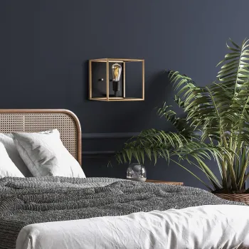 Aplica de perete, Opviq, 892OPV3107, Aur/Negru imagine