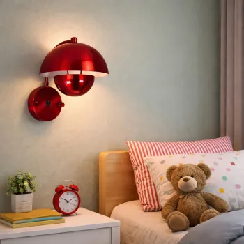 Aplica de perete, Opviq, 892OPV3503, Rosu imagine