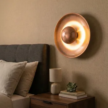 Aplica de perete, Opviq, 892OPV3510, Cupru imagine