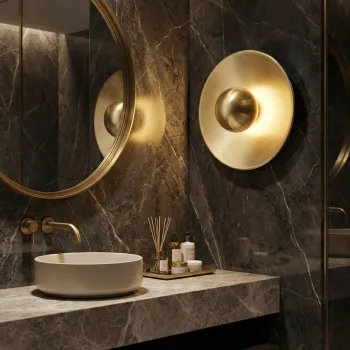 Aplica de perete, Opviq, 892OPV3511, Maro antichizat imagine