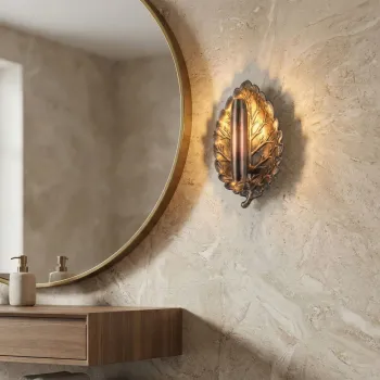 Aplica de perete, Opviq, 892OPV3520, Cupru imagine