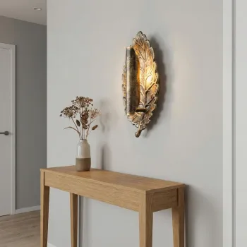 Aplica de perete, Opviq, 892OPV3522, Maro antichizat imagine