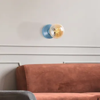 Aplica de perete, Opviq, 892OPV3524, Albastru imagine