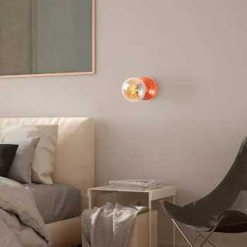 Aplica de perete, Opviq, 892OPV3525, Portocaliu imagine