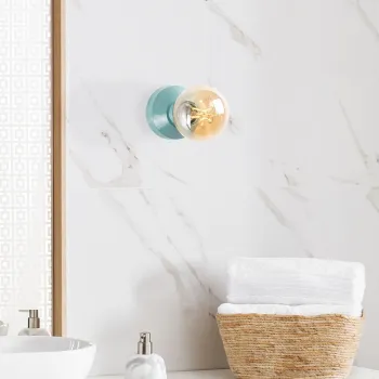 Aplica de perete, Opviq, 892OPV3527, Turcoaz imagine