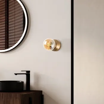 Aplica de perete, Opviq, 892OPV3528, Auriu imagine