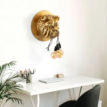 Aplica de perete, Opviq, 897TNL1104, Auriu imagine