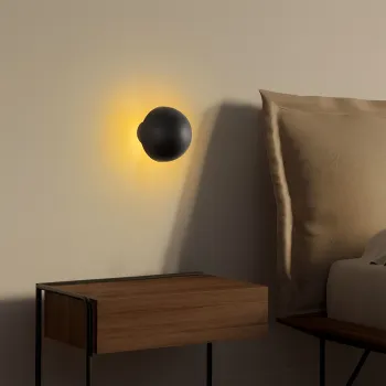 Aplica de perete, Opviq, 942FLG2218, Negru imagine