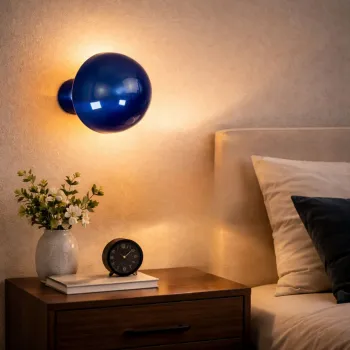 Aplica de perete, Opviq, 942FLG2224, Albastru navy imagine