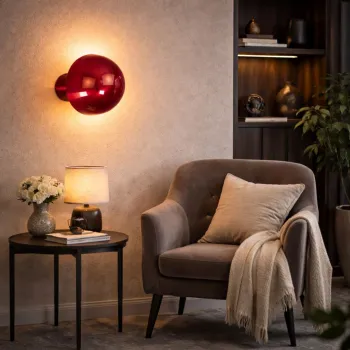 Aplica de perete, Opviq, 942FLG2225, Claret imagine