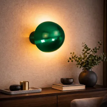 Aplica de perete, Opviq, 942FLG2227, Verde imagine