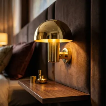 Aplica de perete, Opviq, 942FLG2232, Auriu imagine