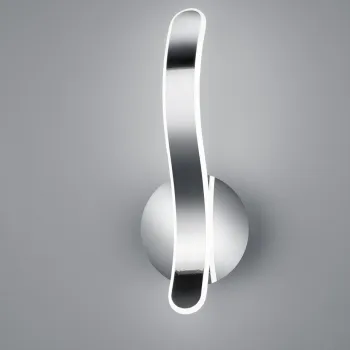 Aplica de perete Parma, RL, 15x39 cm, 11W, 1x SMD, metal, argintiu imagine