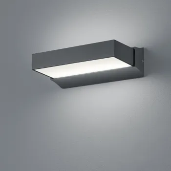 Aplica de perete pentru exterior Cuando, TRIO, 23.2x13.5x7 cm, 11W, 1x SMD, aluminiu, antracit imagine