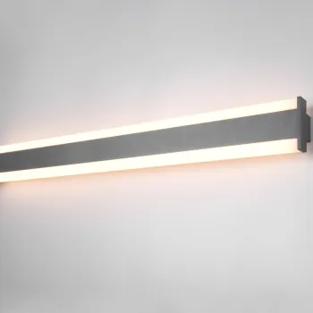 Aplica de perete pentru exterior Dawson, TRIO, 100x10.7 cm, 11W, 1x SMD, aluminiu, antracit imagine