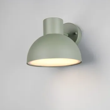 Aplica de perete pentru exterior Elbe, TRIO, 20x18.5 cm, 10W, 1x E27, aluminiu, verde imagine