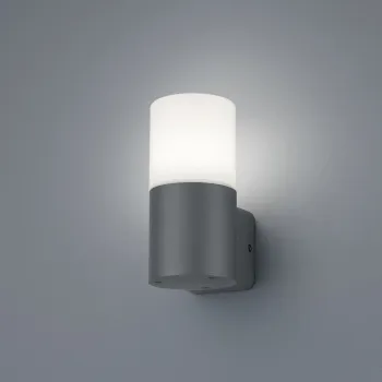 Aplica de perete pentru exterior Hoosic, TRIO, 8.5x11.8x17.5 cm, 28W, 1x E27, aluminiu, antracit imagine