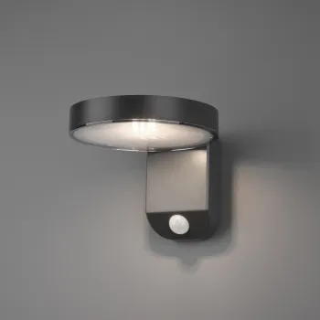 Aplica de perete pentru exterior Posadas, RL, 15x18.3x12 cm, 4.5W, 1x SMD, plastic, antracit imagine