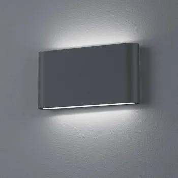 Aplica de perete pentru exterior Thames II, TRIO, 17.5x9 cm, 4.5W, 1x SMD, aluminiu, antracit imagine