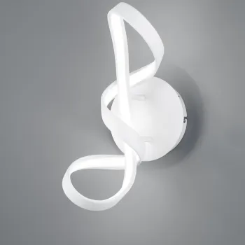 Aplica de perete Perugia, RL, 22x40 cm, 18W, 1x SMD, metal, alb mat imagine