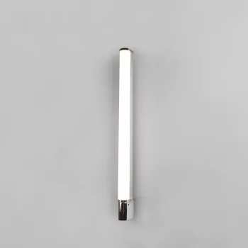 Aplica de perete Piera, TRIO, 79x5.5 cm, 16W, 1x SMD, plastic, argintiu/alb imagine