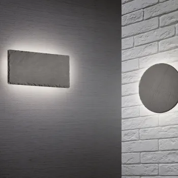 Aplica de perete Raven, TRIO, 3.6x20 cm, 9W, 1x SMD, ardezie, negru imagine