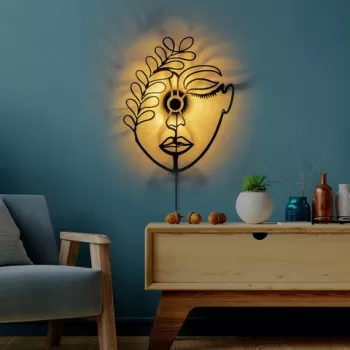 Aplica de perete, Shadow, 526SHD1174, Metal, Negru imagine