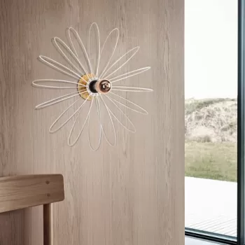 Aplica de perete, Sheen, 521SHN2203, Metal, Alb imagine