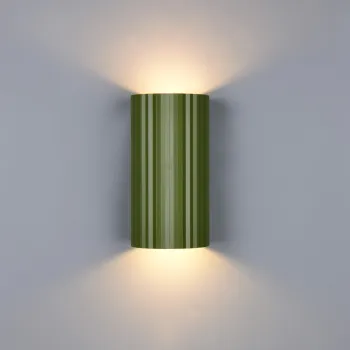 Aplica de perete Soka, TRIO, 9.5x8.5x18 cm, 10W, 2x GU10, metal, verde imagine