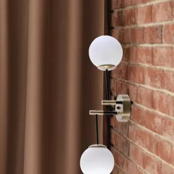 Aplica de perete, Stala, 846STL2949, Metal, Alb imagine