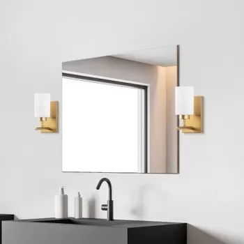 Aplica de perete, Yensuk - 13120, Fulgor, 12 x 17 x 25 cm, 1 x E27, 40W, auriu imagine