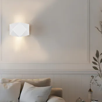 Aplica de perete Zandor, TRIO, 18x6x13 cm, 6.5W, 1x LED, metal, alb mat imagine