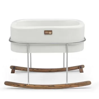 Balansoar bebelusi, Hudson, Hier Metal, Alb / Crom imagine